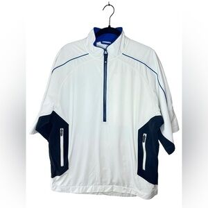 Footjoy Dryjoys FJ Tour Collection Windbreaker Golf Jacket Size M White